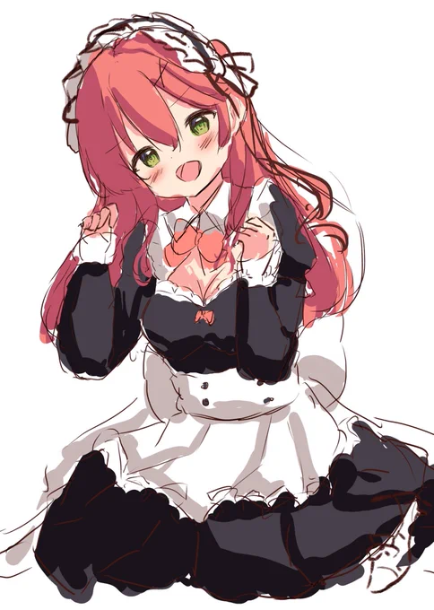 色ラフ2枚描けた〜✍️✍️ 