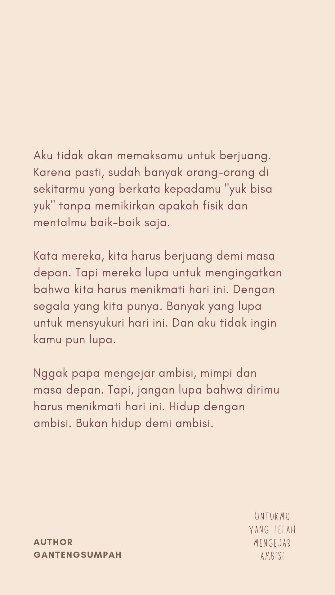 Author Gantengsumpah On Twitter Capek Ya