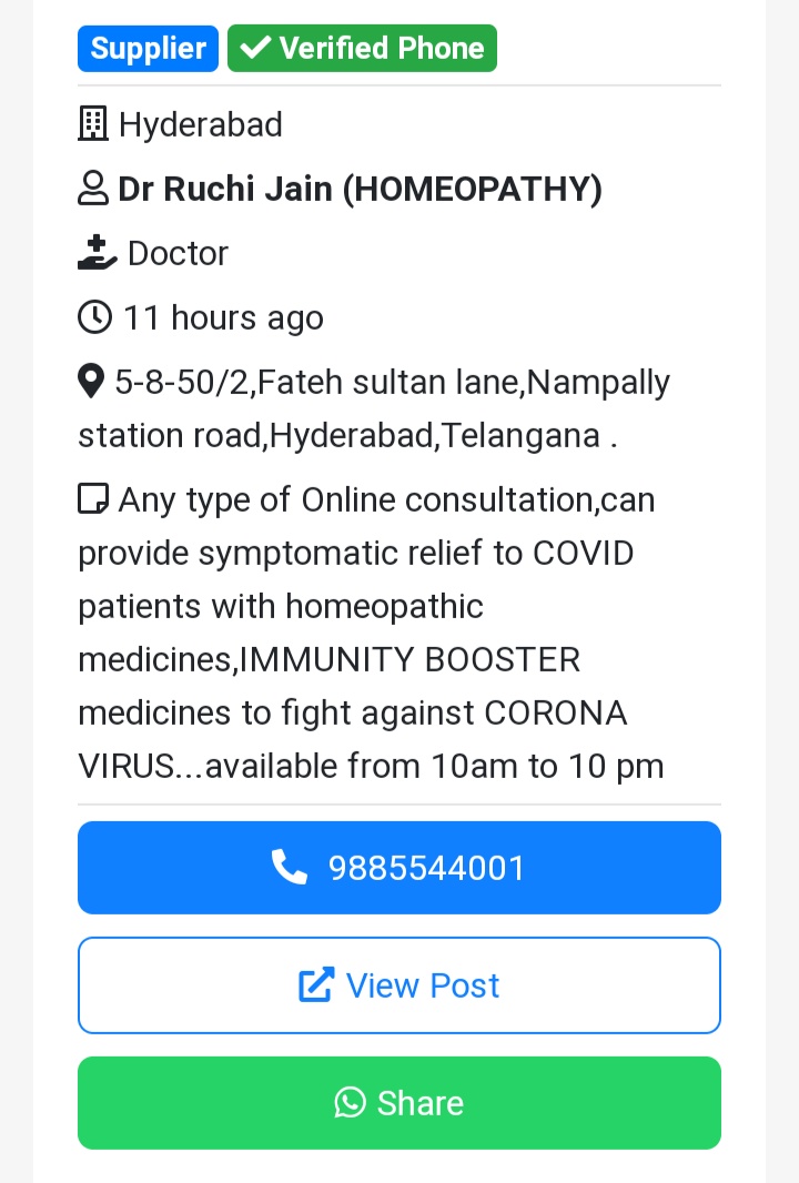 3) Doctor for Consultation Hyderabad