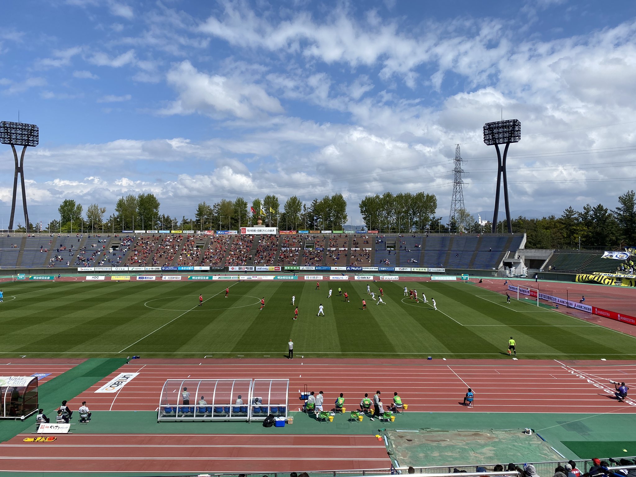 江口組4代目 カレー王子 江口充 キックオフギリギリ間に合った ツエーゲン金沢vs栃木sc 今シーズン初めてのスタジアム観戦 家から30分でスタジアム観戦できるのはいい環境です 今シーズン好調のツエーゲンの試合を楽しみます ツエーゲン金沢