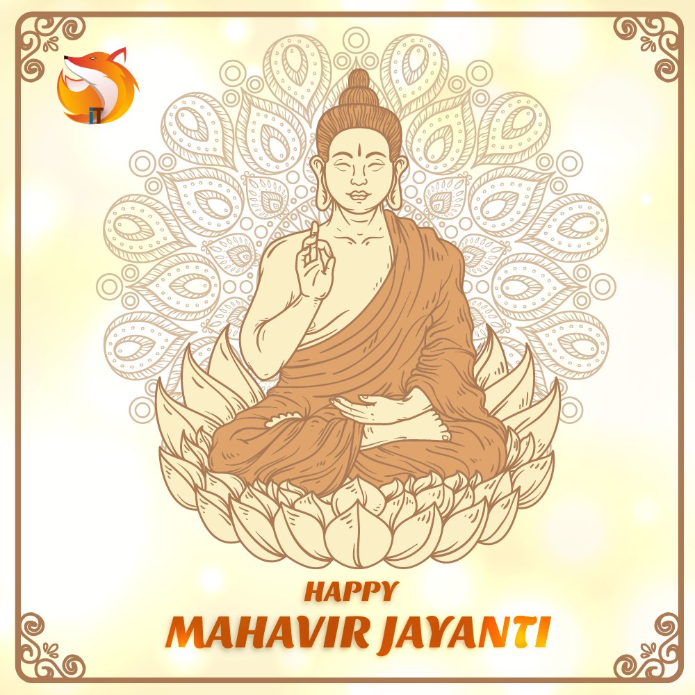 itfoxtech's tweet photo. To all the people out there, espically the #Jain community. #ITFox wishes you a very auspicious #MahavirJayanti
#MahavirJayanti2021
#महावीर_जयंती
#sundayvibes
#SundayMorning
#SundayThoughts
#sundaymotivation
#GodMorningSunday https://t.co/wiMioO7ErI