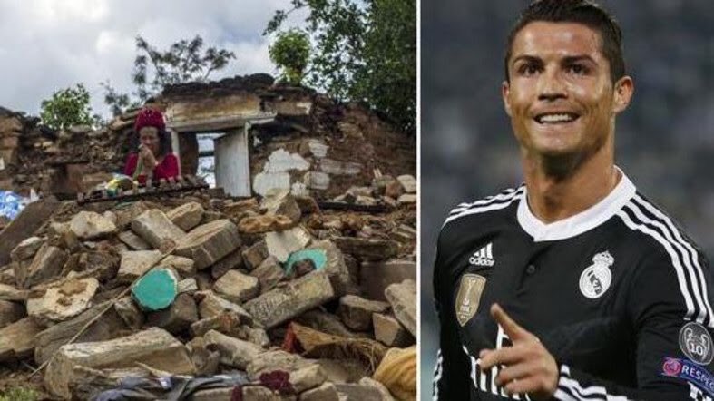 RONALDO personally flew to Indonesia to help the victims of the 2004 Tsunami after a photo circulated of a young indonesian survivor wearing his jersey ! He auctioned much of his sporting equipment for 1 Billion Rupias (75000 USD) to raise money.