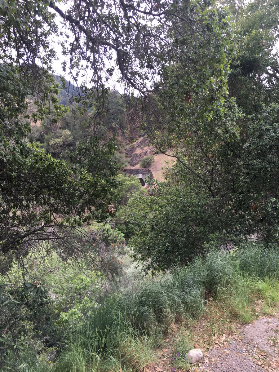 Near the RV park at Tunnel on the first side of the river (red arrows). I found another tunnel closer to the highway.