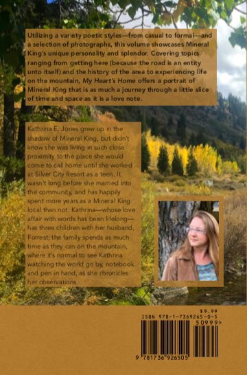 I am pleased to announce the publication of my collection of poetry (with lots of pictures!) about my favorite place in the world, Mineral King. It will be available by arrangement; I don’t have a link yet. #WorldBookDay #WritingCommunity #PoetryCommunity #IndieApril