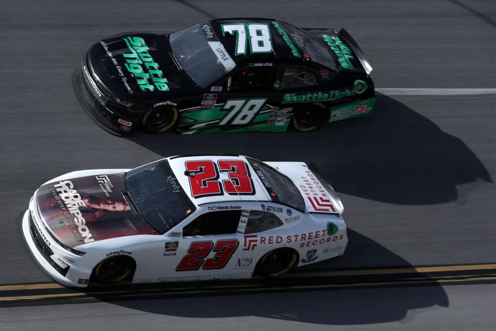 TeamBJMcLeod's tweet image. A few snapshots from today’s race at the iconic superspeedway. 📸 

@jf_electric / @SkuttleTight / @SOGAchampions / #XfinitySeries