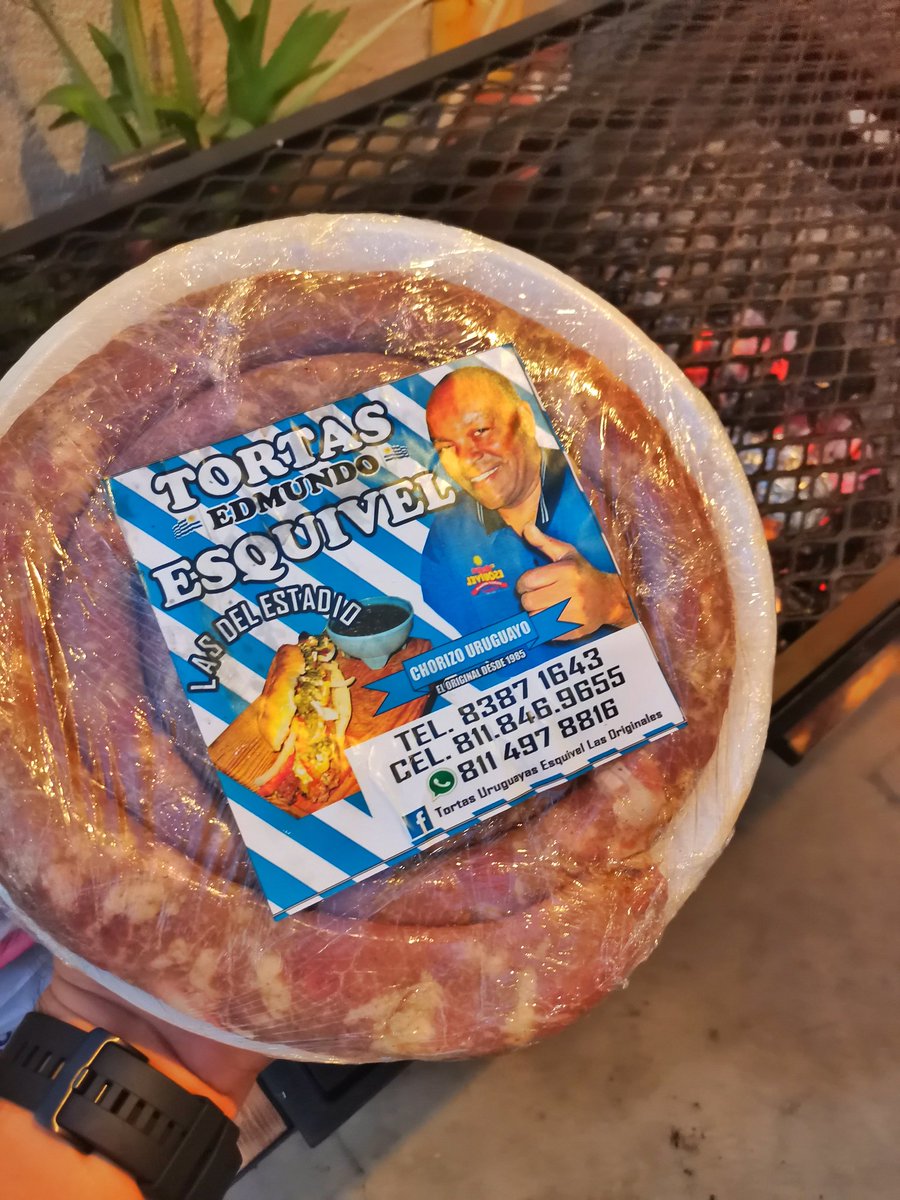 Gracias a <a href="/Tortasuruguaya1/">Tortasuruguayasesquivel</a> por el chorizo que nos mandaron para disfrutar unas deliciosas tortas para ver el #ClasicoRegio125