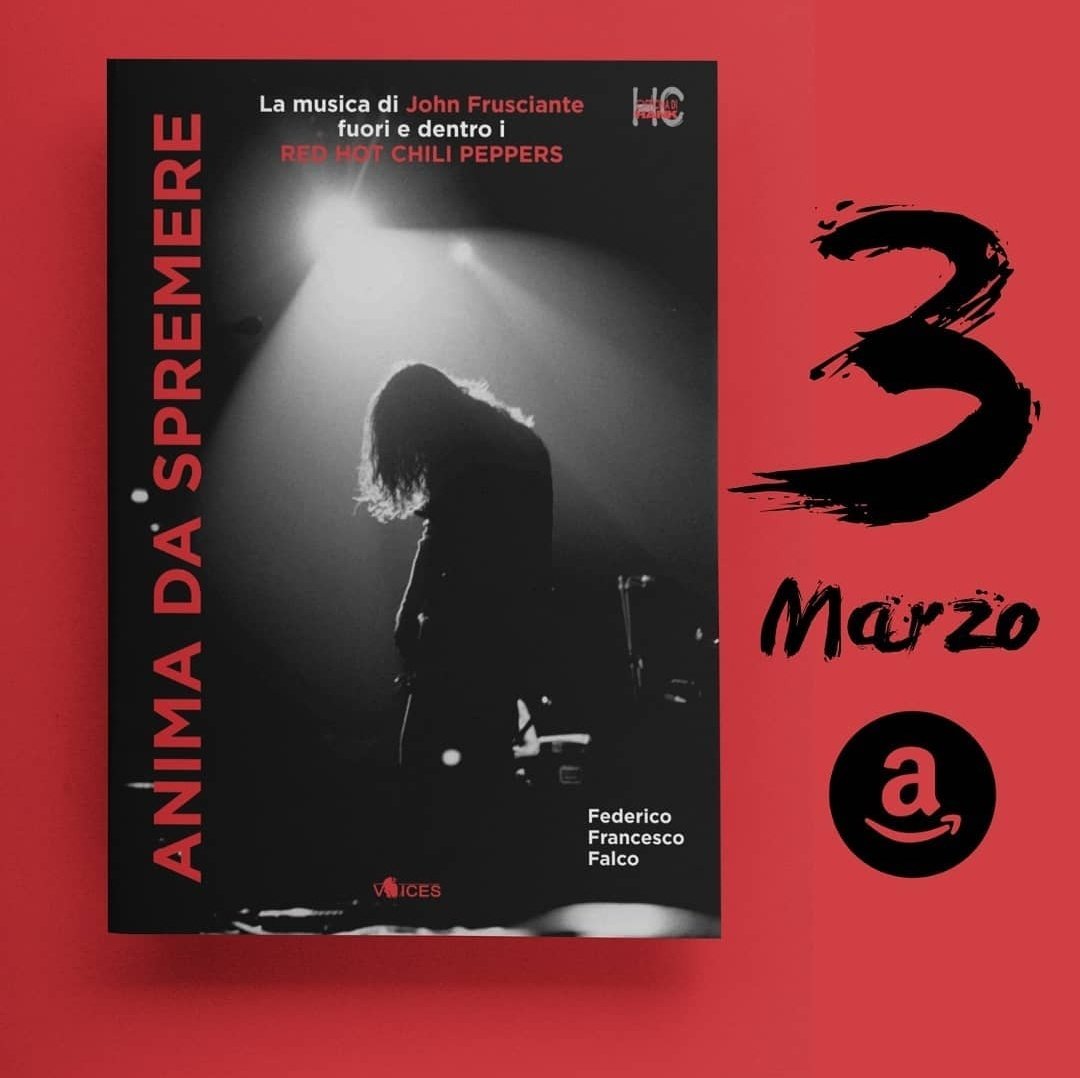 La copertina del mio libro sulla carriera #johnfrusciante, solista e assieme ai #redhotchilipeppers