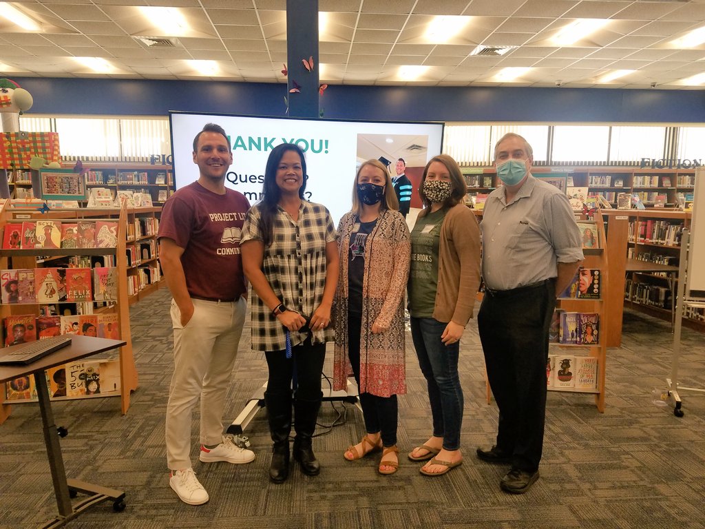 smseaglesmedia's tweet photo. A Saturday well spent! Thank you @jarredamato and  @ProjectLITComm for RE-inspiring some St. Johns County school librarians. #readysetgo https://t.co/Zb9snBewaz