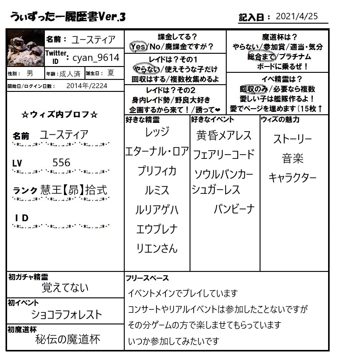 ユースティア 黒ウィズ Cyan 9614 Twitter ユースティア 黒ウィズ Cyan 9614 Twitter
