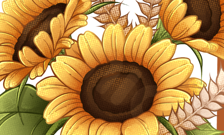 carmiico's tweet photo. i just about finished my first t-shirt design, im really really happy with it! 🌻✨ https://t.co/ONpaAvhrrH