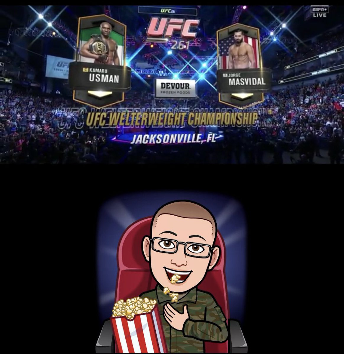 goarmy956's tweet image. Iiiiiiiit’s tiiiiiime! #ufc261 #teammasvidal