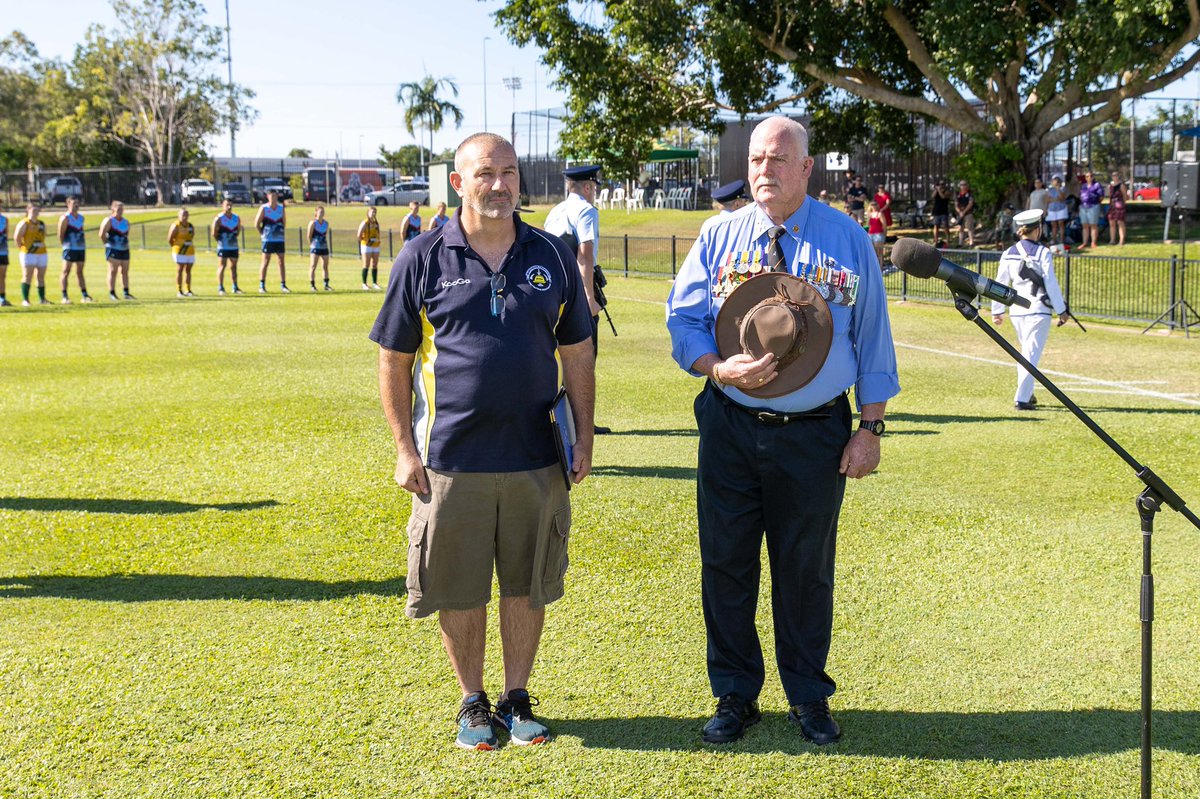 Yesterday, soldiers, sailors and aviators pulled on guernseys for an AFL Anzac Shield match against our mates from the NT PFES. Check out these two great games: ADF vs PFES WOMEN’S Match youtu.be/VVY8hU11bWM ADF vs PFES MEN’S Match youtu.be/NM_le_FjUPs