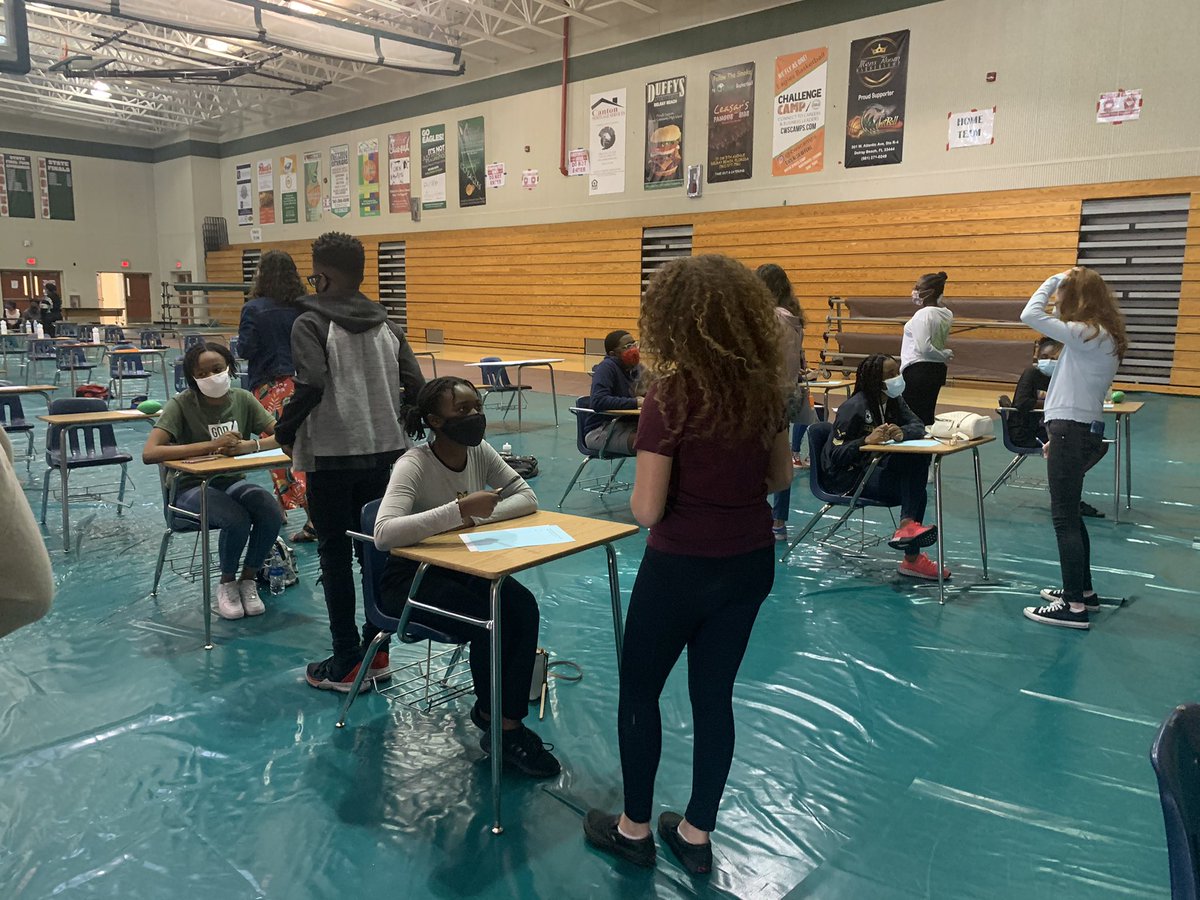 Grateful for our amazing team @moreader15 <a href="/mkf711/">Dr. Mary Fiaschetti</a> <a href="/hollyoran/">Holly Gooding Oran, Ed.D.</a> ! Today we had almost 100 students participate in AICE GP boot camp! Our students loved being on campus, collaborating, and working hard for that final push for their test! <a href="/ATL_Eagles/">Atlantic High School</a> @SommerPBCSD