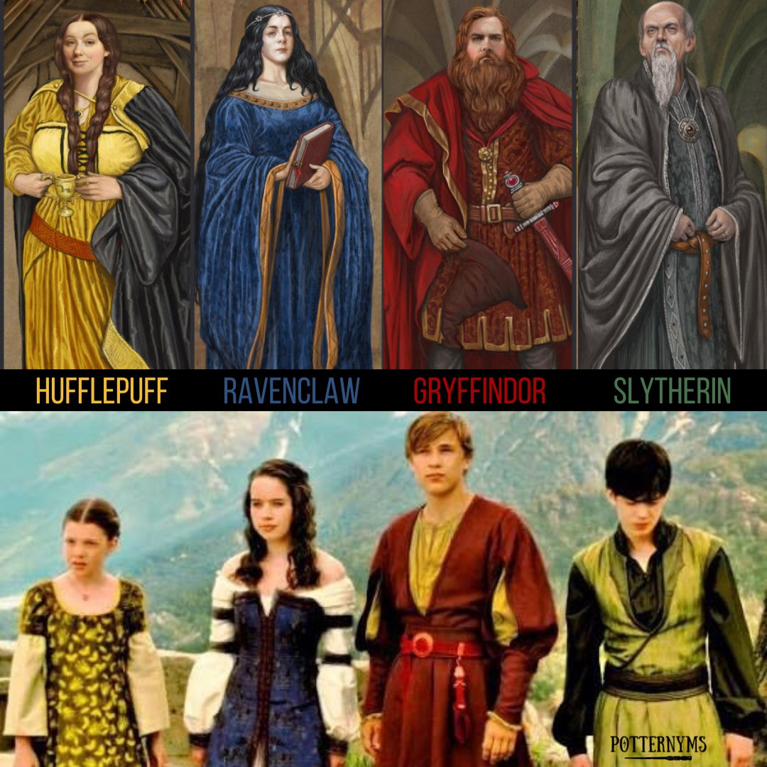 Potternyms on X: The Kings and Queens of #Narnia mirror the