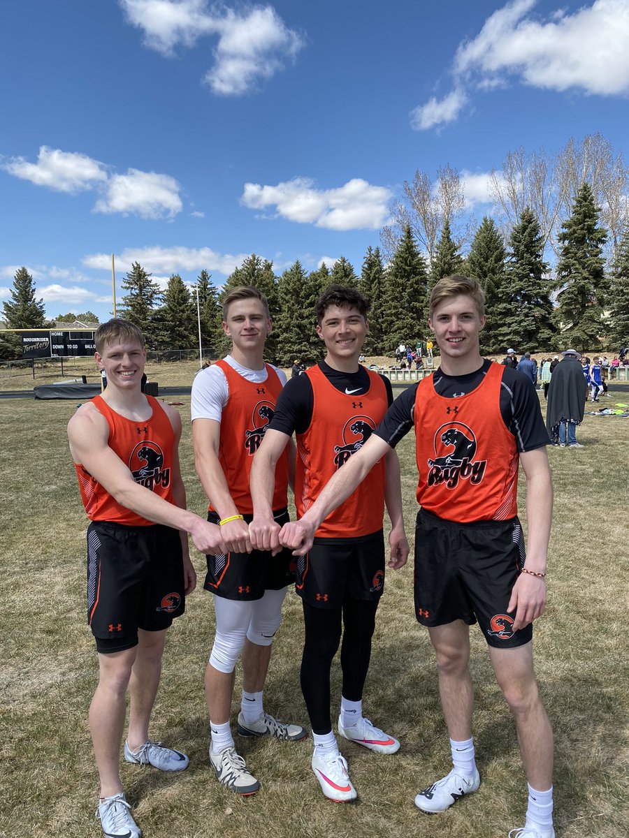 🚨STATE QUALIFIER🚨 the 4x100 relay got it done on the track today posting a 0:45.24 taking home first. Runners: Riley Tuenge, Trey Welstad, Warren Walker, and JD Matehs