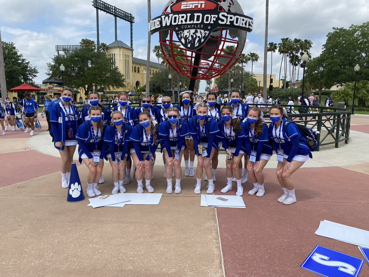 UHS_Lions's tweet photo. Congrats to the Cheerleaders for advancing to the National Finals.  
Good Luck Tomorrow https://t.co/LX37BqaLZk