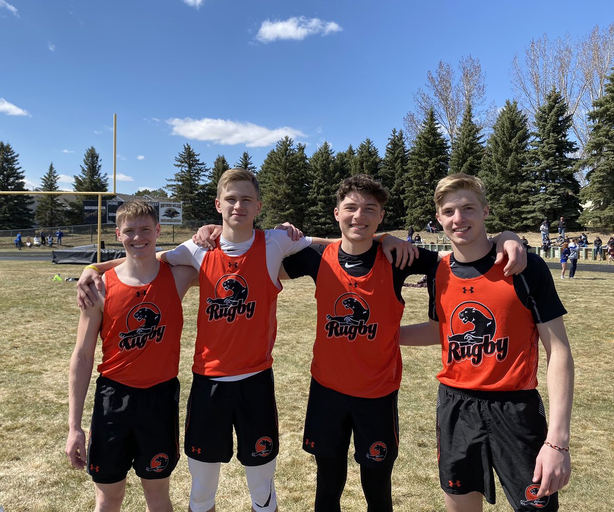 🚨STATE QUALIFIER🚨 the Same relay crew got it done in the 4x200 relay taking home first with a time of 1:34.34. Runners: Riley Tuenge, Trey Welstad, Warren Walker, and JD Matehs