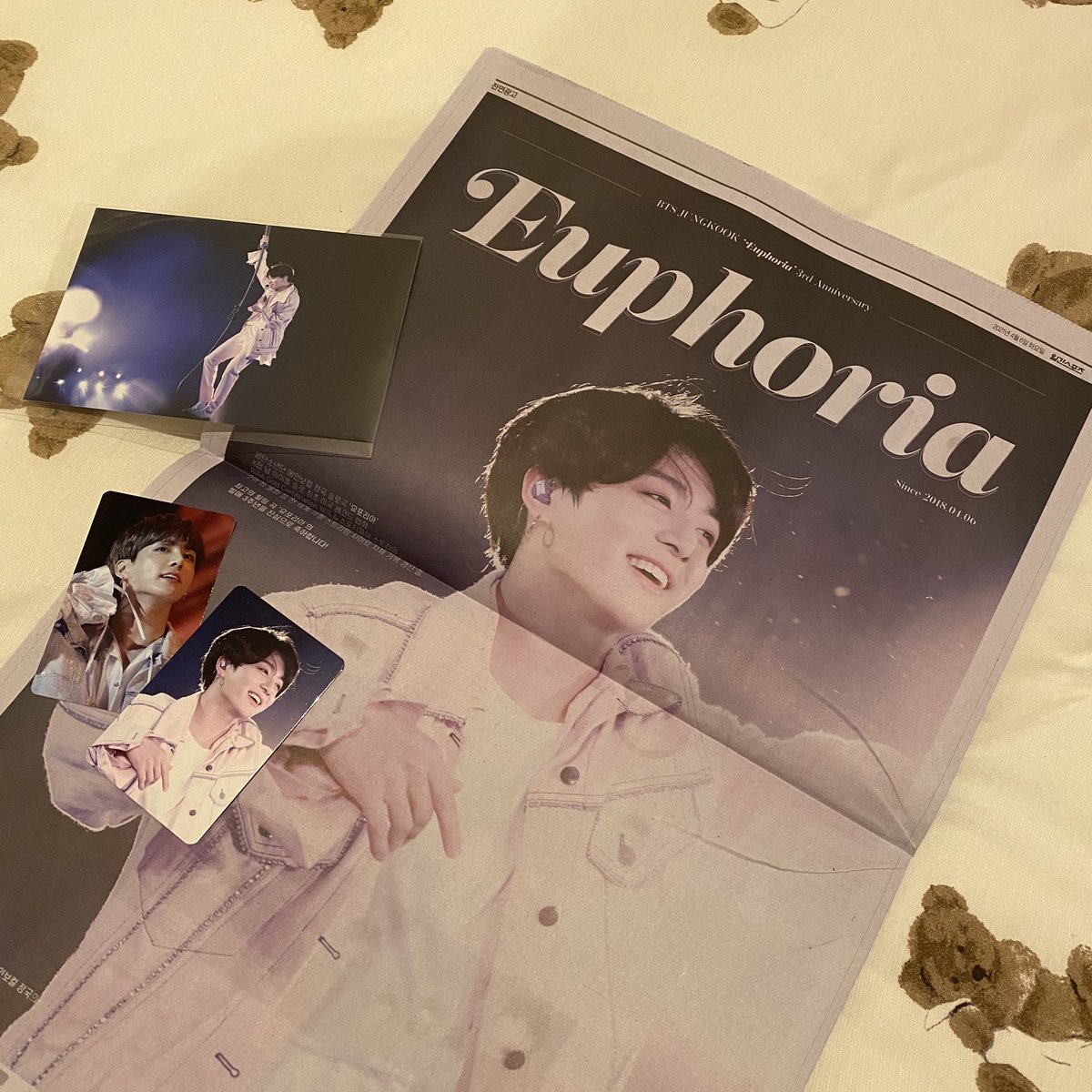 jk_muah's tweet photo. ใๅ ฑๅใ้
ใใชใใพใใใใ
Euphoria่จๅฟตใฎๆฐ่ใๅฑใใพใใ๐
ใจใฃใฆใ็ถบ้บใงใใธใงใณใฐใฏใฎใใฌใซใๅ็ใๅ
ฅใฃใฆใใใๅฌใใใงใ๐ญโจ
ใใใใจใใใใใพใใโกโก
@IDAREU_JK ๋
@IDAREU_JP ๆง
#3YearsWithEuphoria https://t.co/6ImH5VBR66