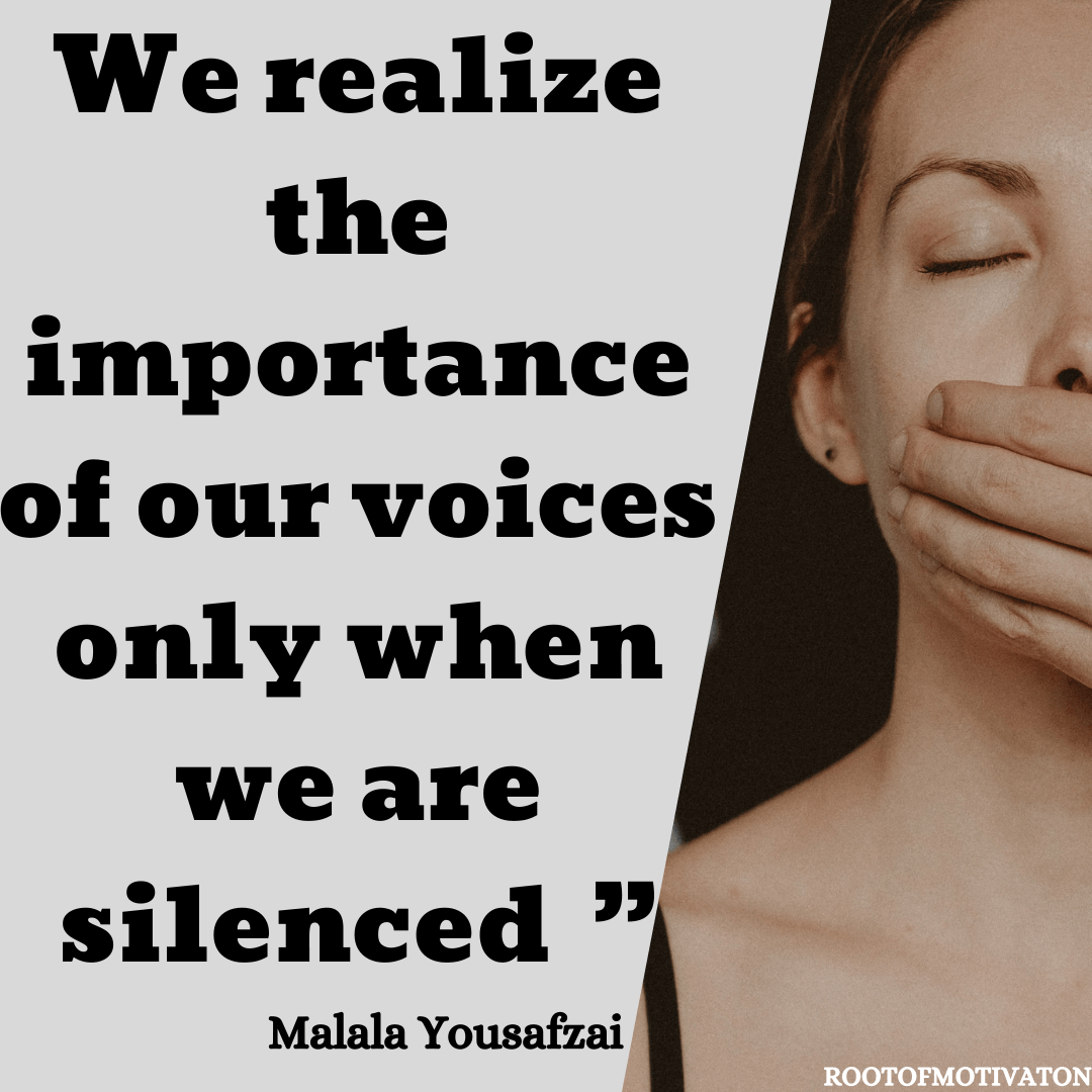 MotivationRoot's tweet photo. We realize the importance of our voices only when we are silenced. Malala Yousafzai
For more motivational Quotes - https://t.co/vSY9T5v0yU

#motivation #story #rootofmotivation #MalalaYousafzai #success #motivationalquotes #realize #importance #of #our #voice #only #we #silenced https://t.co/SUV1zWLqxg