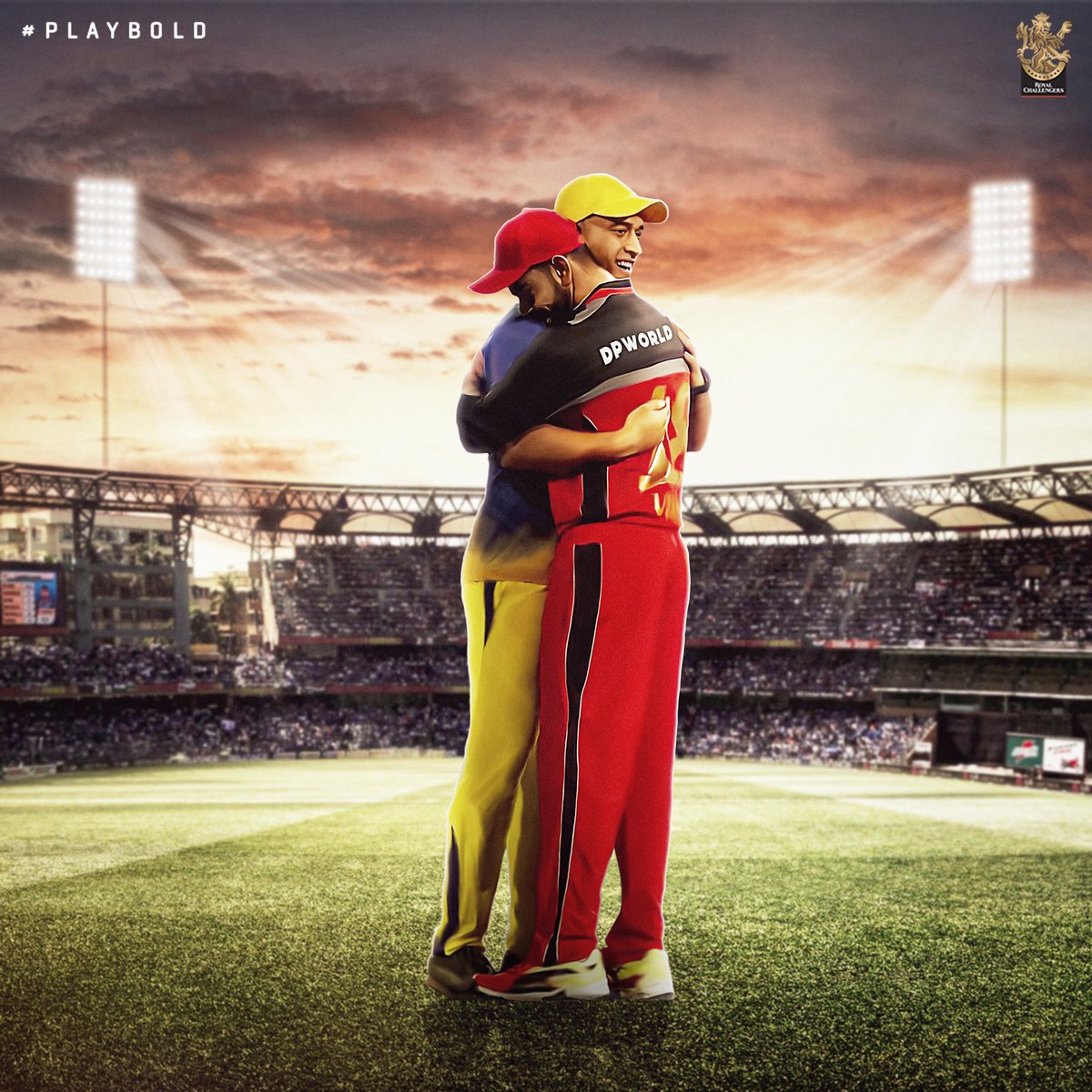 RCBTweets's tweet photo. It promises to be no less than a blockbuster when these two legends come together. 🐐🐐

We couldn’t have asked for a better Sunday treat! 🤩

#PlayBold #WeAreChallengers #IPL2021 #CSKvRCB https://t.co/YeNT1bnQ4i