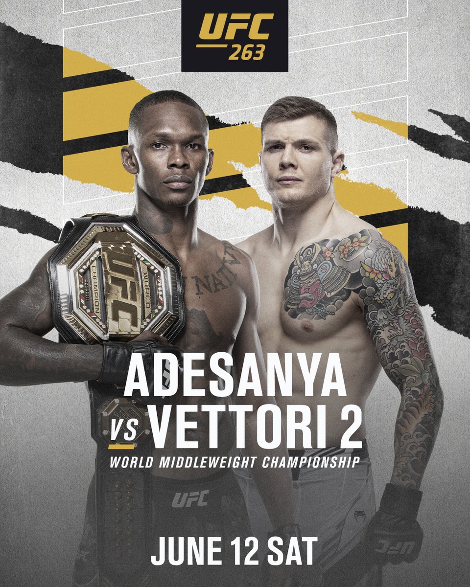 Ufc Two Belts Two Rematches Ufc263 Is Official For June 12 T Co Tonynccr3x Twitter