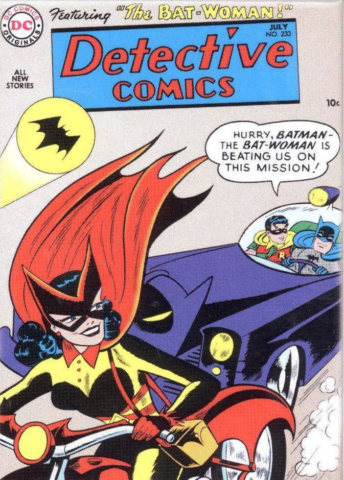 The only reason there is a Batwoman is because folks were always whispering that Batman was gay for Robin, and they wanted to dispel that by giving Batman a female love interest. And another example is how Roy Harper ended up being a substance abuser./3