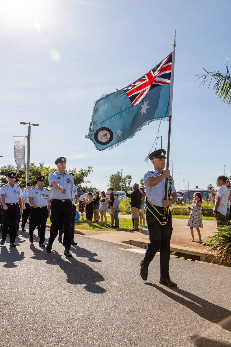 Veterans, families and friends have gathered for #AnzacDay commemorative activities across the Top End. Today we reflect on the service and sacrifices of all Australian service personnel, past and present. Our #ADF families are an important part of the Anzac legacy. #LestWeForget