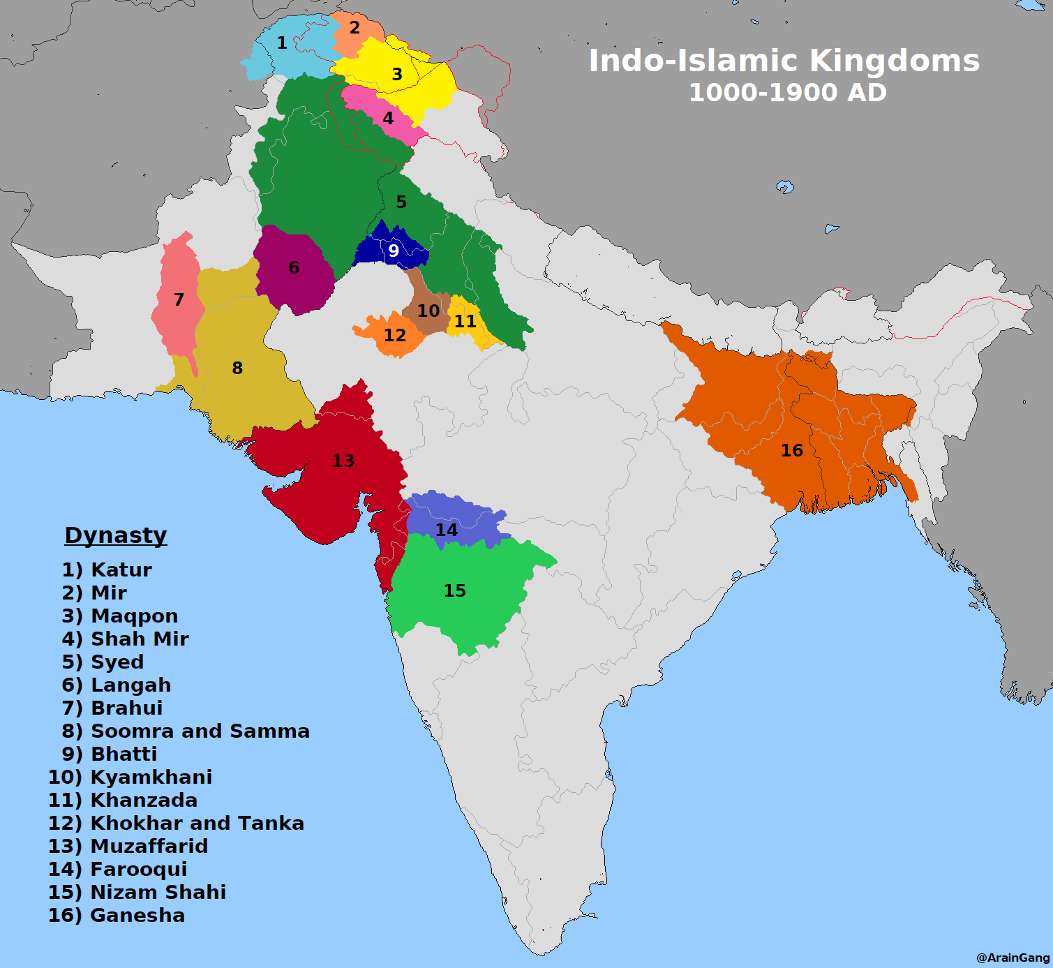 delhi sultanate map 15th century