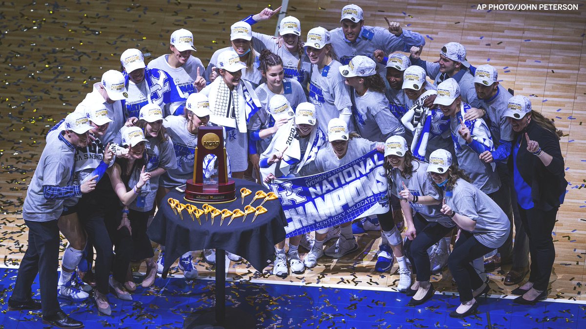 C-A-T-S 
CATS! 🏆
CATS! 🏆
CATS! 🏆

<a href="/KentuckyVB/">Kentucky Volleyball</a> wins the first volleyball national championship in SEC history!