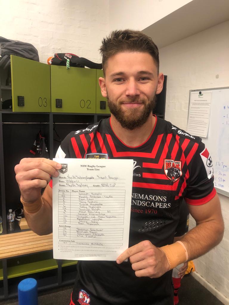 North Sydney Bears on Twitter "Here's Tom Carr with Jason Taylor's