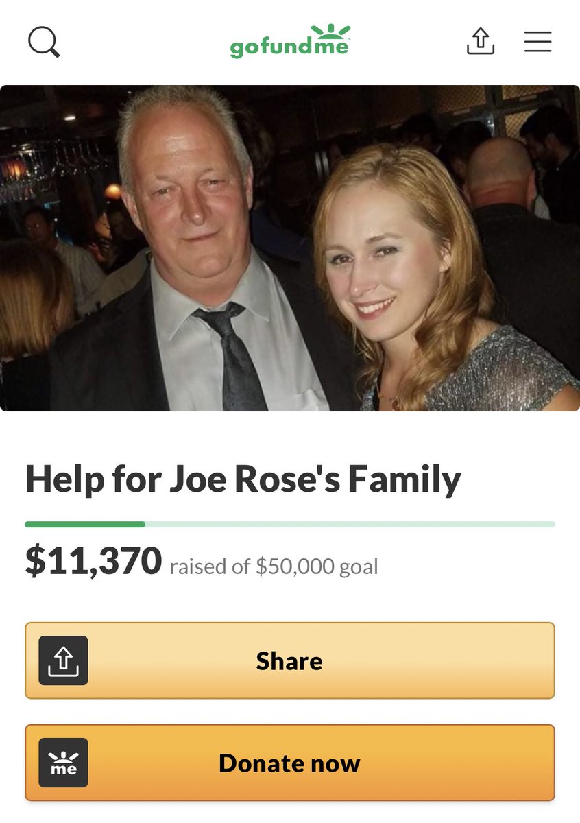 There’s a lot of work that goes on behind the scenes with an incredibly talented crew that makes Brooklyn 99 reality. Joe Rose was one of them. He sadly passed away this week, and his family needs all the support. If you can contribute, please do: gofundme.com/f/help-for-joe… ❤️