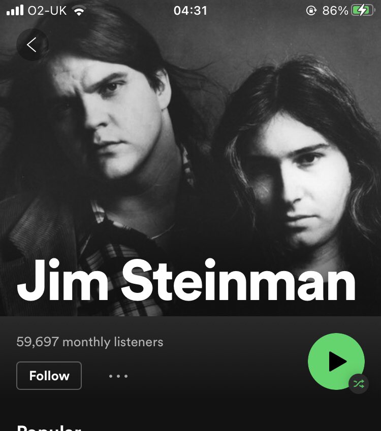 RIP dude. Thanks for the tunes #JimSteinman