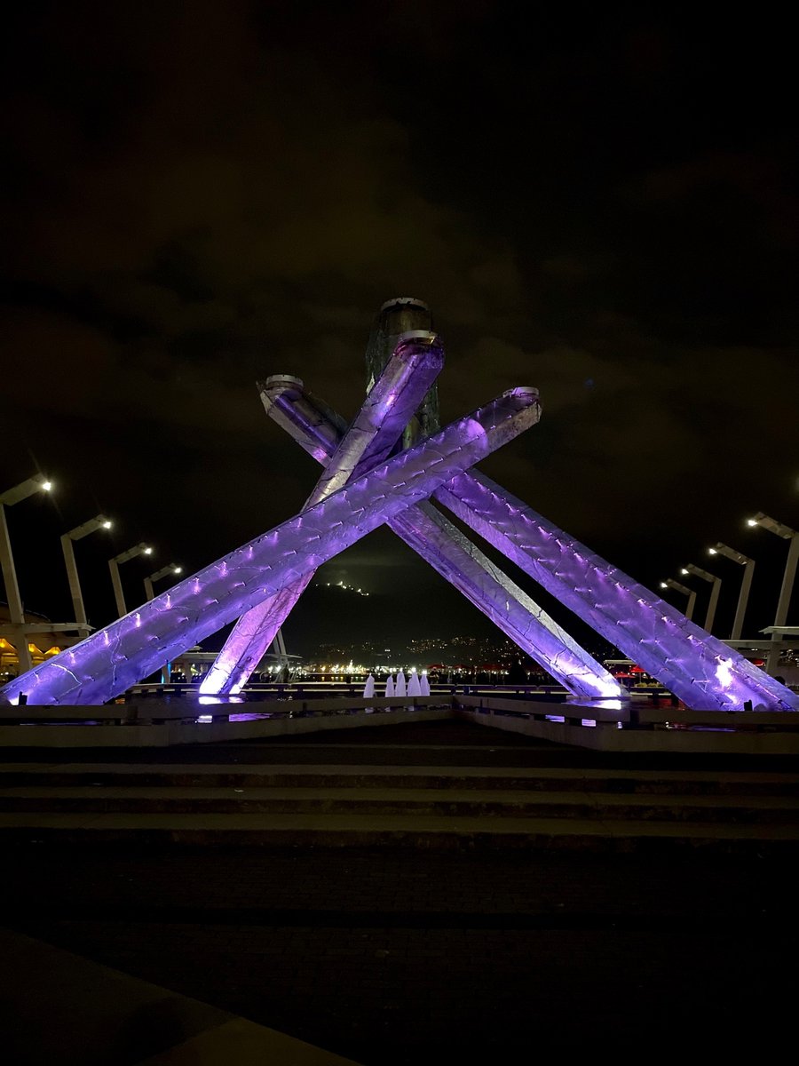 Last night, we had the first ever light up for #adenomyosisawarenessmonth in Vancouver💜💜💜

I can’t thank @vanconventions enough for lighting up in purple to raise awareness & show their support for those living with Adenomyosis

#endointhe604 💛