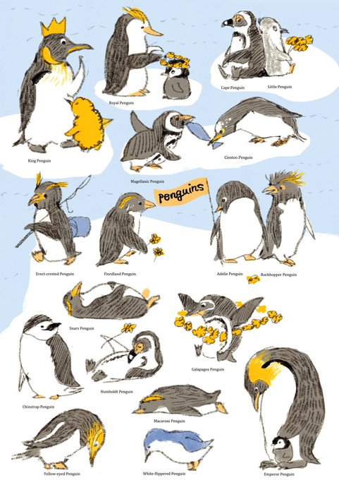 「世界ペンギンの日」のTwitter画像/イラスト(新着)｜3ページ目)