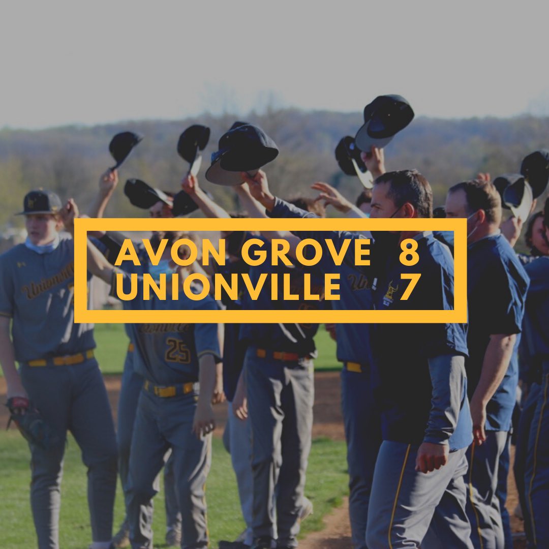 Tough one today. Back at it next week. 

#longhornbaseball
<a href="/UnionvilleBaseb/">Unionville Baseball</a> 
@goUathletics