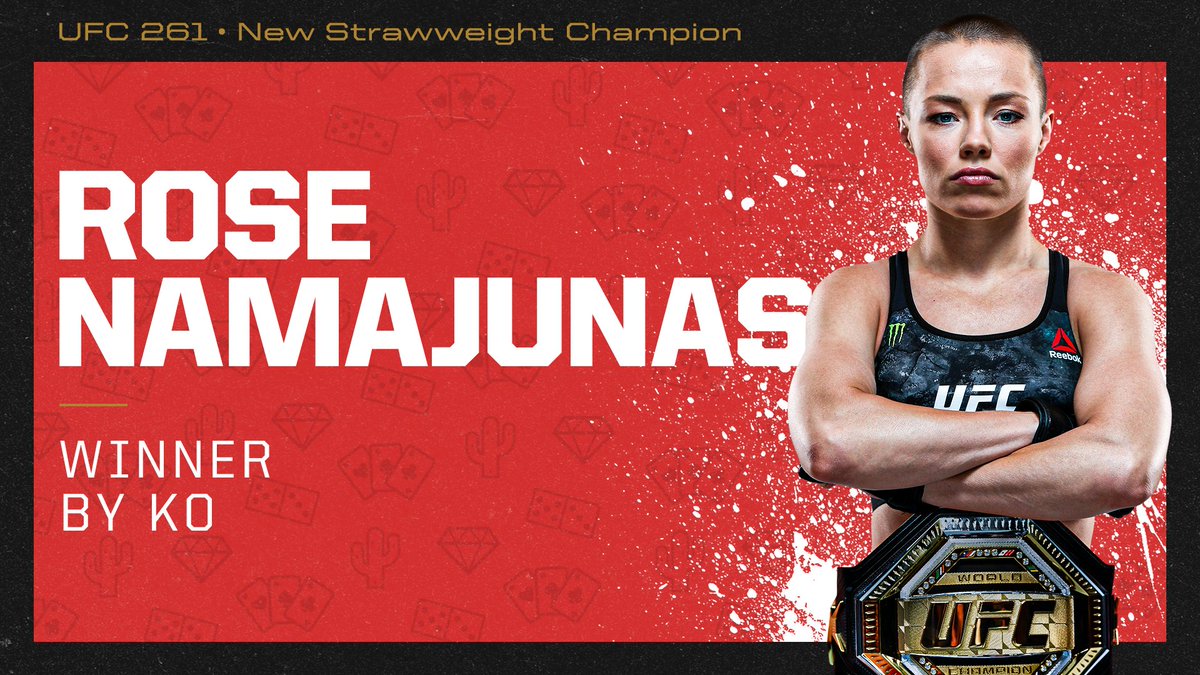 Thug Rose regained the UFC strawweight title in impressive fashion #UFC261.