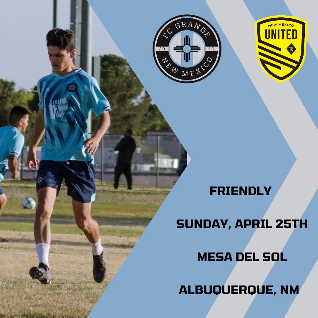 See you tomorrow <a href="/NewMexicoUTD/">New Mexico United</a> ⚽️ #FCGrande #Friendly #SouthVsNorth