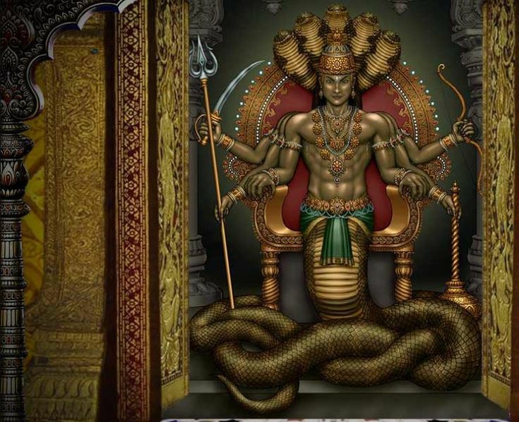 Mahatal: 'Krodhvash' Community of serpents living in Mahatal Lok. Krodhvash Serpents are the sons of Kadru, wife of Kashyap Rishi. Kahuk, Takshak, Kalia and Sushen are the chief Serpents among them.