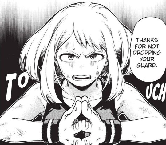 Something I really enjoy about Bakugou and Urarakas fight is how they both struggle with this idea of being underestimated and their perceive weakness.  #kacchako