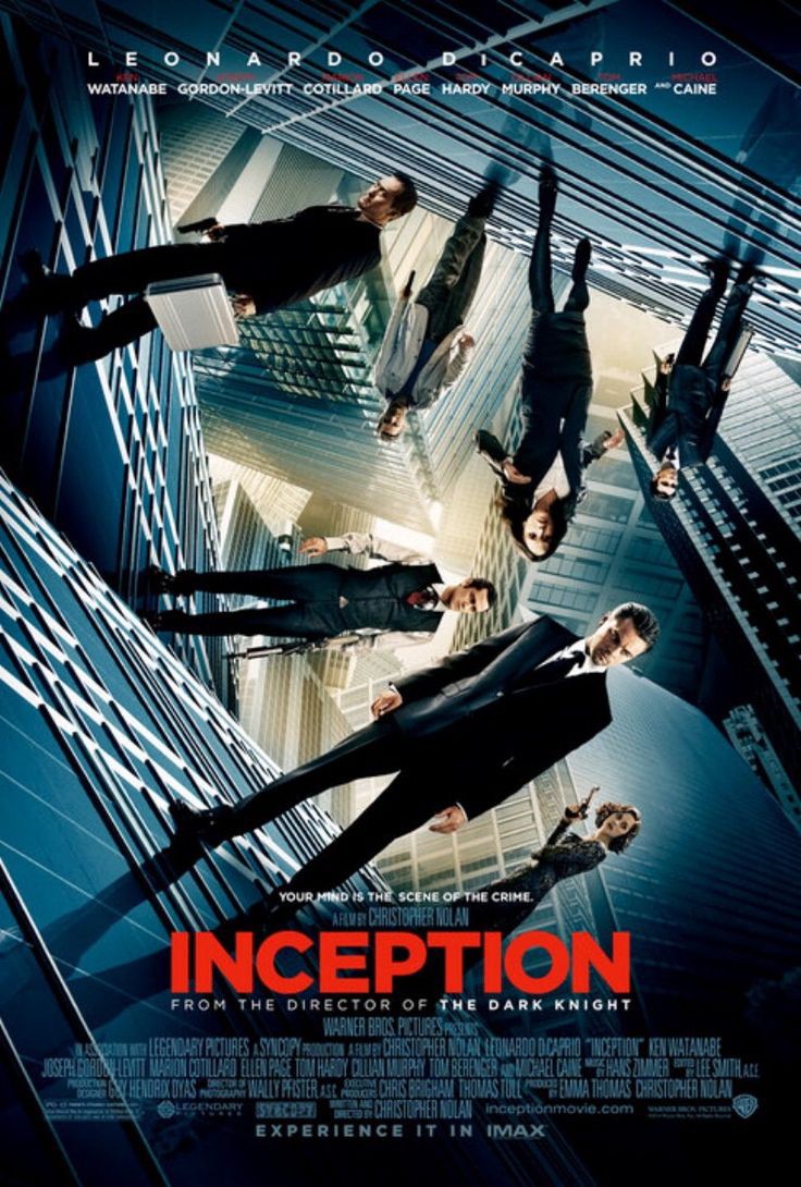 INCEPTION (2010)Genre: Action, Adventure, Sci-fi- A thief who steals corporate secrets through the use of dream-sharing technology is given the inverse task of planting an idea into the mind of a C.E.O.9/10