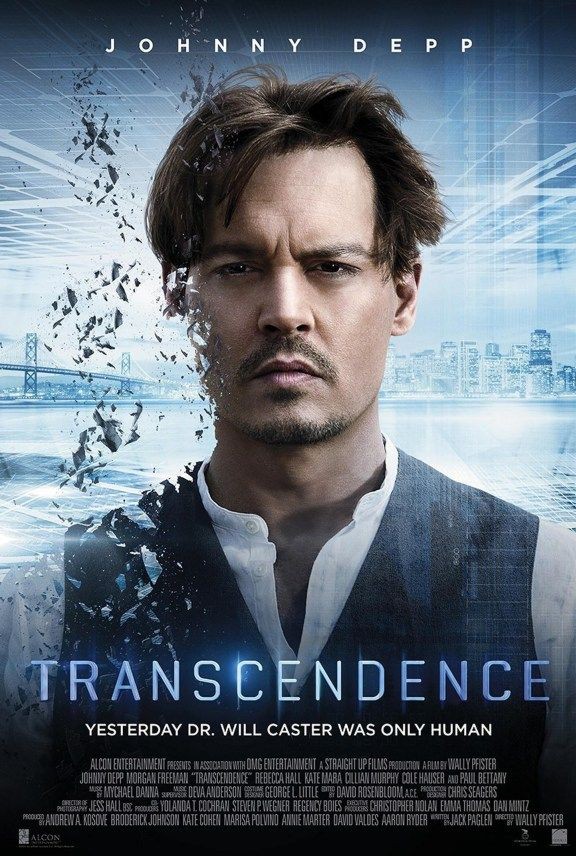 TRANSCENDENCE (2014)Genre: Action, Drama, Sci-fi- A scientist's drive for artificial intelligence takes on dangerous implications when his own consciousness is uploaded into one such program.9/10