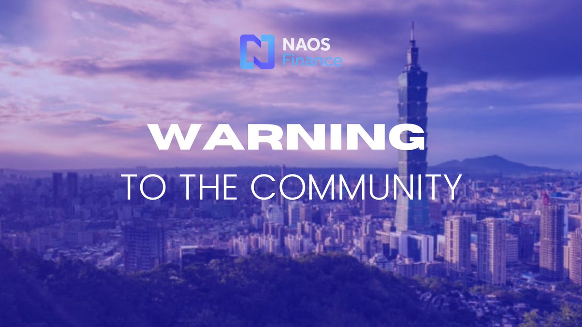 naos_finance's tweet photo. 1/ Beware, NAOS Fam! A lot of fraudulent groups on Telegram have popped up to scam users. Be careful and double check all our @ 

⚠️ OFFICIAL ENGLISH GROUPS
Telegram Group: @naos_finance or https://t.co/CZg6uwgI91
Telegram Channel: @NAOSFinance or https://t.co/jIbSNlvhsS https://t.co/eMFB4cbY5q