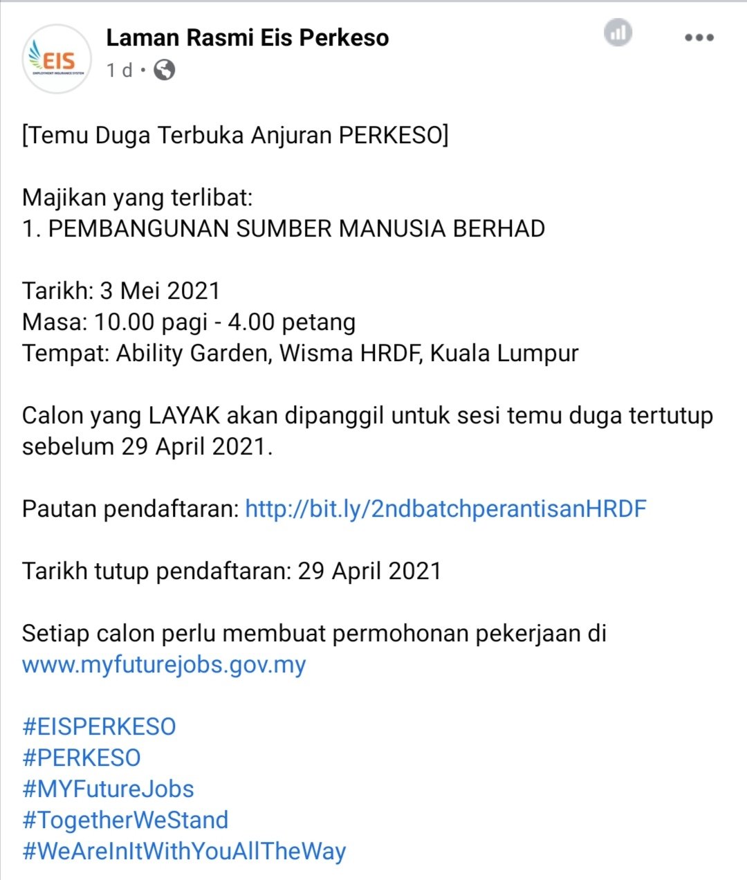 Oh Kerja Kosong On Twitter Pembangunan Sumber Manusia Berhad Https T Co 83vlu71b7r Ohkerjakosong Https T Co 1ajnopdvf7 Twitter