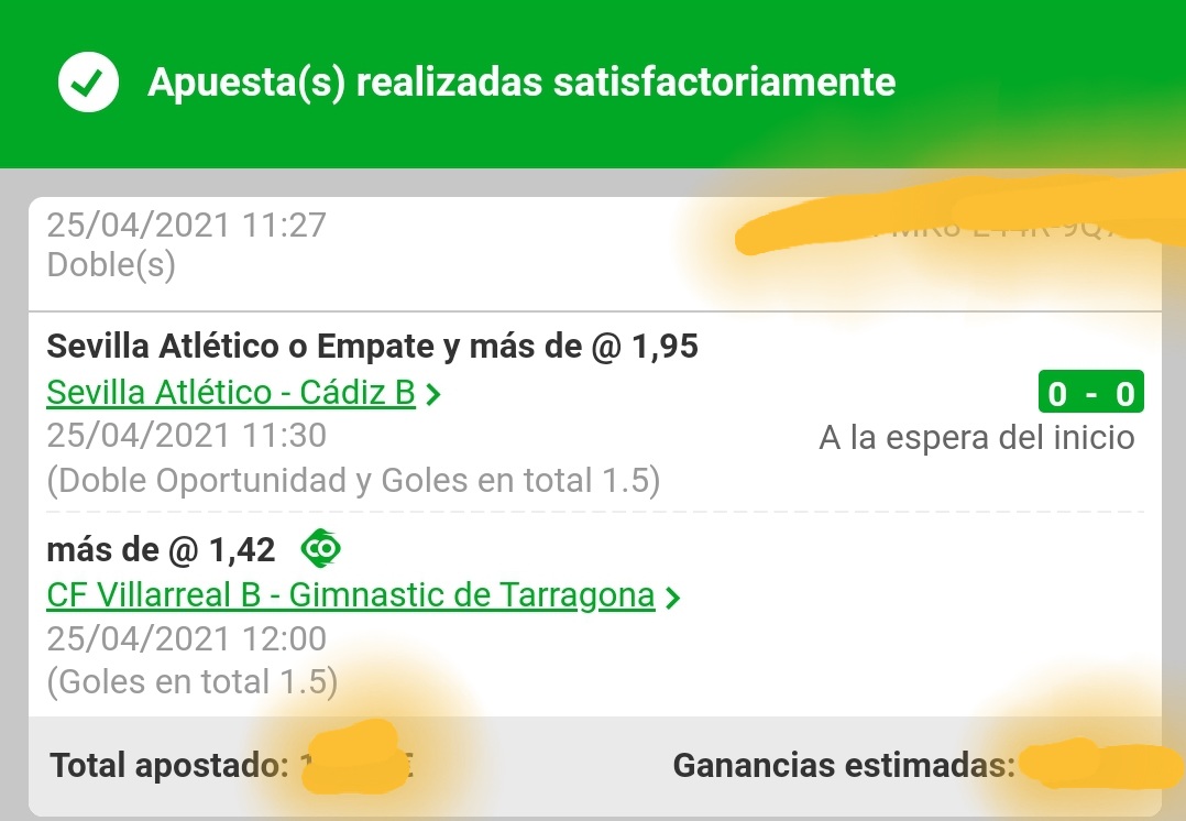 Rob7_oficial's tweet image. 💯 Apuesta matinal!!

👉 Sevilla b o empate y +1&apos;5 goles
(Segona B grupo 4)

👉 Villarreal b vs Nastic +1&apos;5 goles al partido (grupo 3)

#apuestadeportivas #free #rob7 #betway #futbol