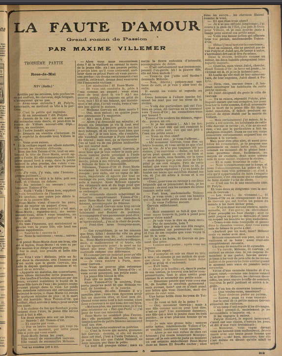 12/ Alors on aurait aimé vous concocter un super tweet sur  #AnneViolet qui signait sous le pseudo mascu'  #MaximeVillemer mais c'est la disette d'infos sur elle !Elle était de ces « ouvrières des Lettres » qui publiaient pléthore de romans sentimentaux, surtout en feuilleton