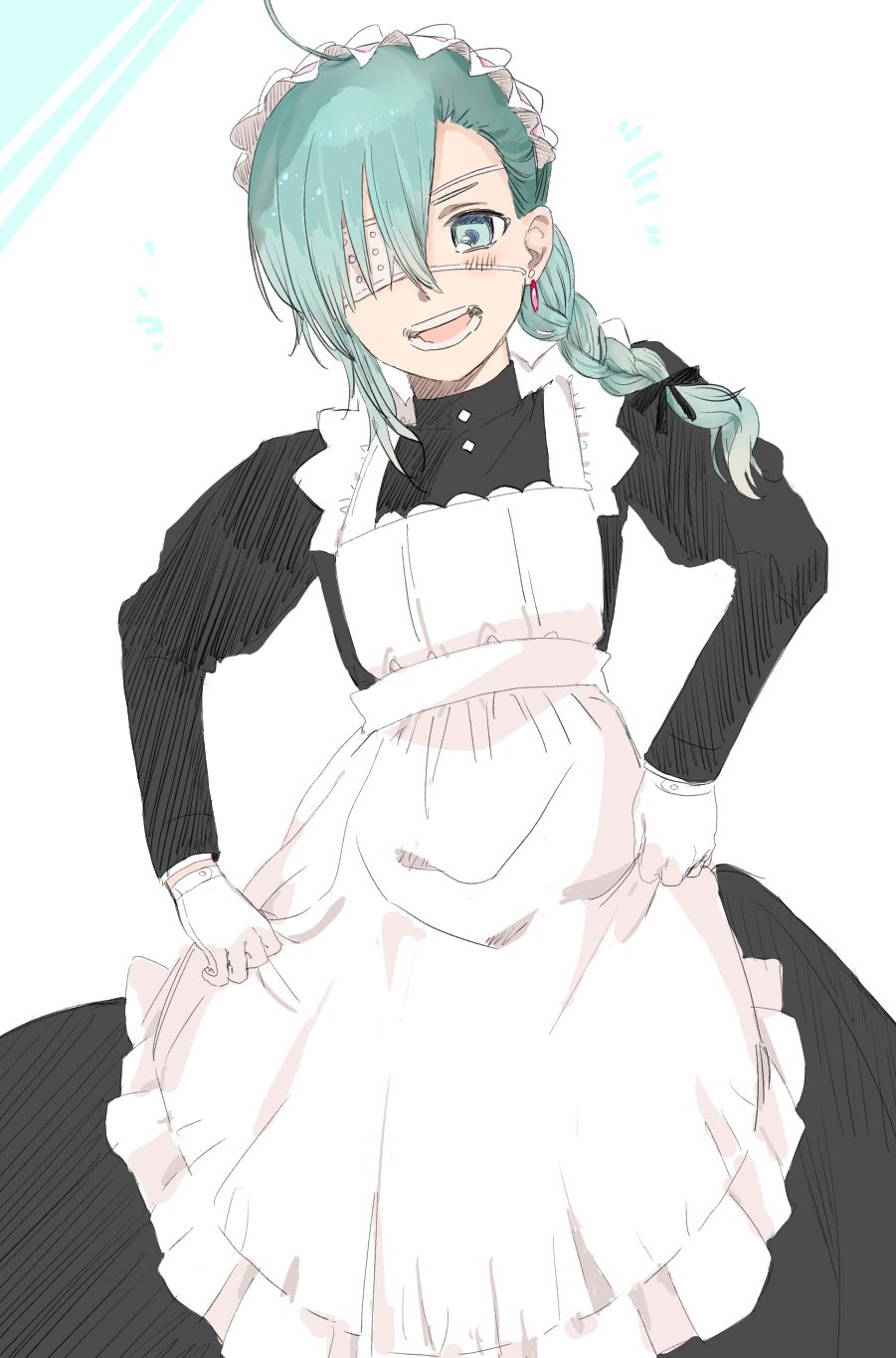 Twitter 上的 つちひら Htf擬人化 お題箱 メイド服ラッセル T Co Yuahh14hau Twitter
