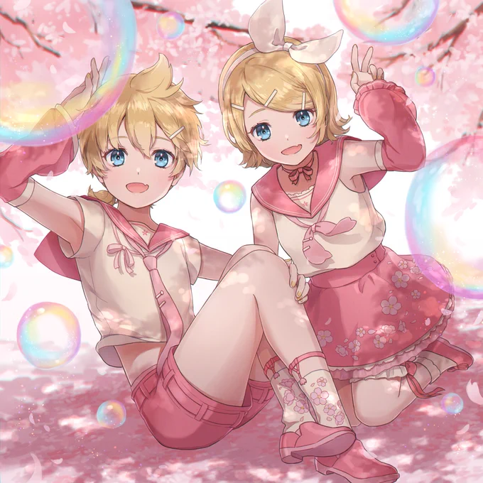 🌸#鏡音リン #鏡音レン 