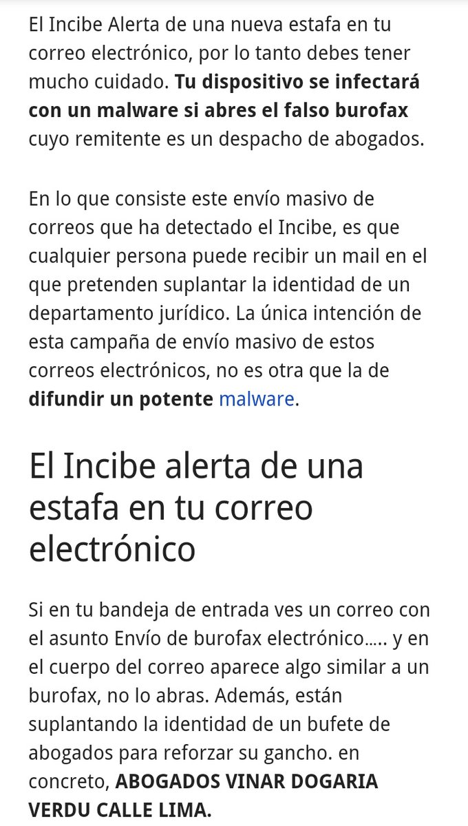 InfoLaProa's tweet photo. #estafas #Malware @policia @guardiacivil https://t.co/fQVRjcuxmG