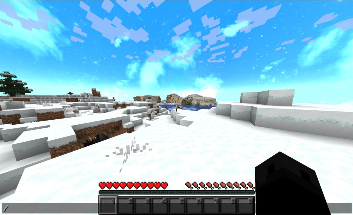 Welcome to Minecraft, where I have created another new survival world because it seems I just can't settle for one world right now. Looks nice and snowy, but there's some resources out there.