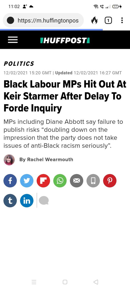 "Black Labour MPs have hit out at Keir Starmer and accused the party of failing to take racism seriously after the publication of a key inquiry was indefinitely delayed." @AngelaRayner #MarrShow https://m.huffingtonpost.co.uk/entry/black-labour-mps-hit-out-at-starmer-over-delayed-party-inquiry_uk_602678aac5b6741597e159d8